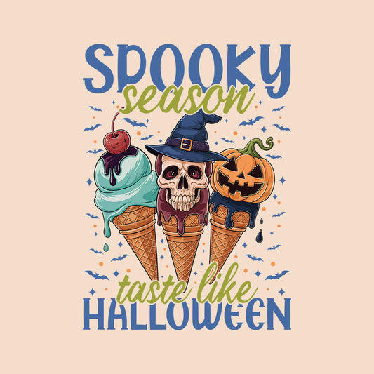 Spooky Season Tastes Like Halloween Horror Ice Cream Cone | PRODUCT CODE: SPKTAEHLWE