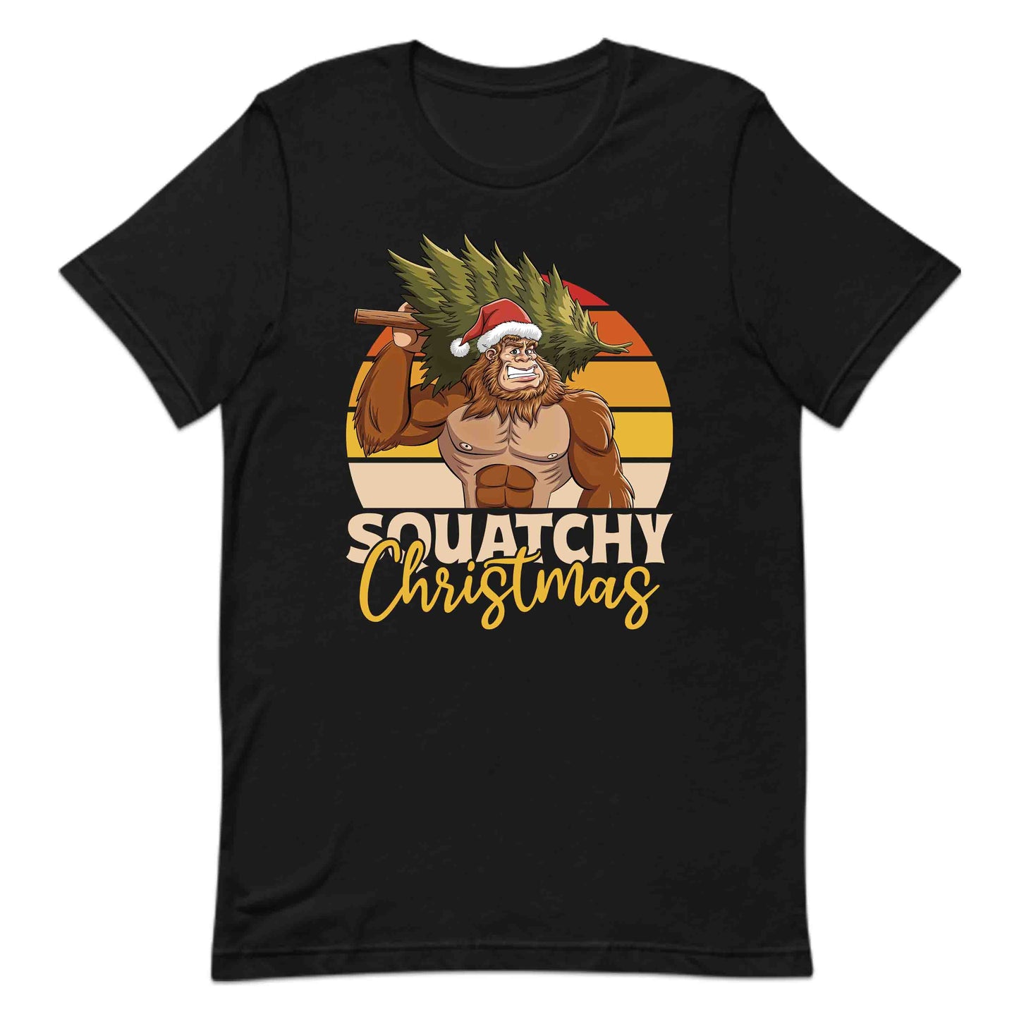 Squatchy Christmas Bigfoot Xmas Sasquatch Holiday | PRODUCT CODE: SQHTCHMBGFXO