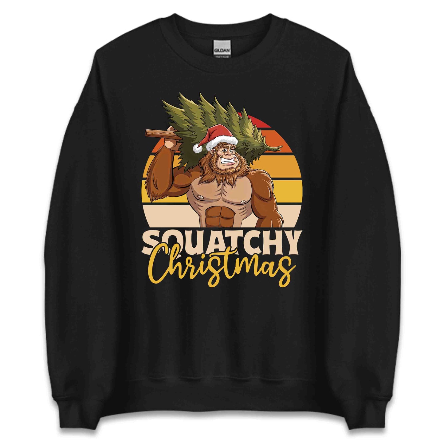 Squatchy Christmas Bigfoot Xmas Sasquatch Holiday | PRODUCT CODE: SQHTCHMBGFXO