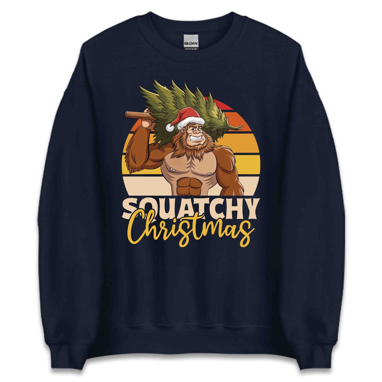Squatchy Christmas Bigfoot Xmas Sasquatch Holiday | PRODUCT CODE: SQHTCHMBGFXO