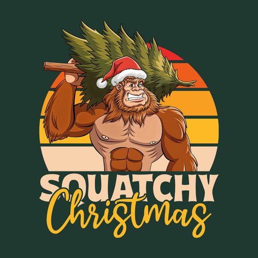 Squatchy Christmas Bigfoot Xmas Sasquatch Holiday | PRODUCT CODE: SQHTCHMBGFXO