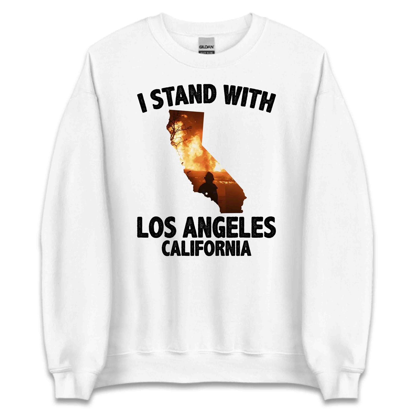 I Stand with Los Angeles California Support Wildfire Relief | PRODUCT CODE: STFNWHLSOANC