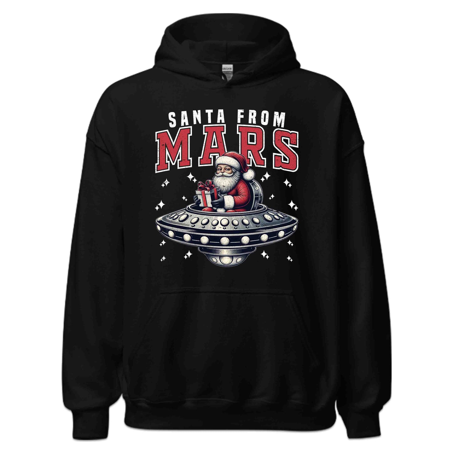 Santa From Mars Sci-Fi Christmas Santa in UFO Space Lover Xmas | PRODUCT CODE: STNAFRMUFOXML