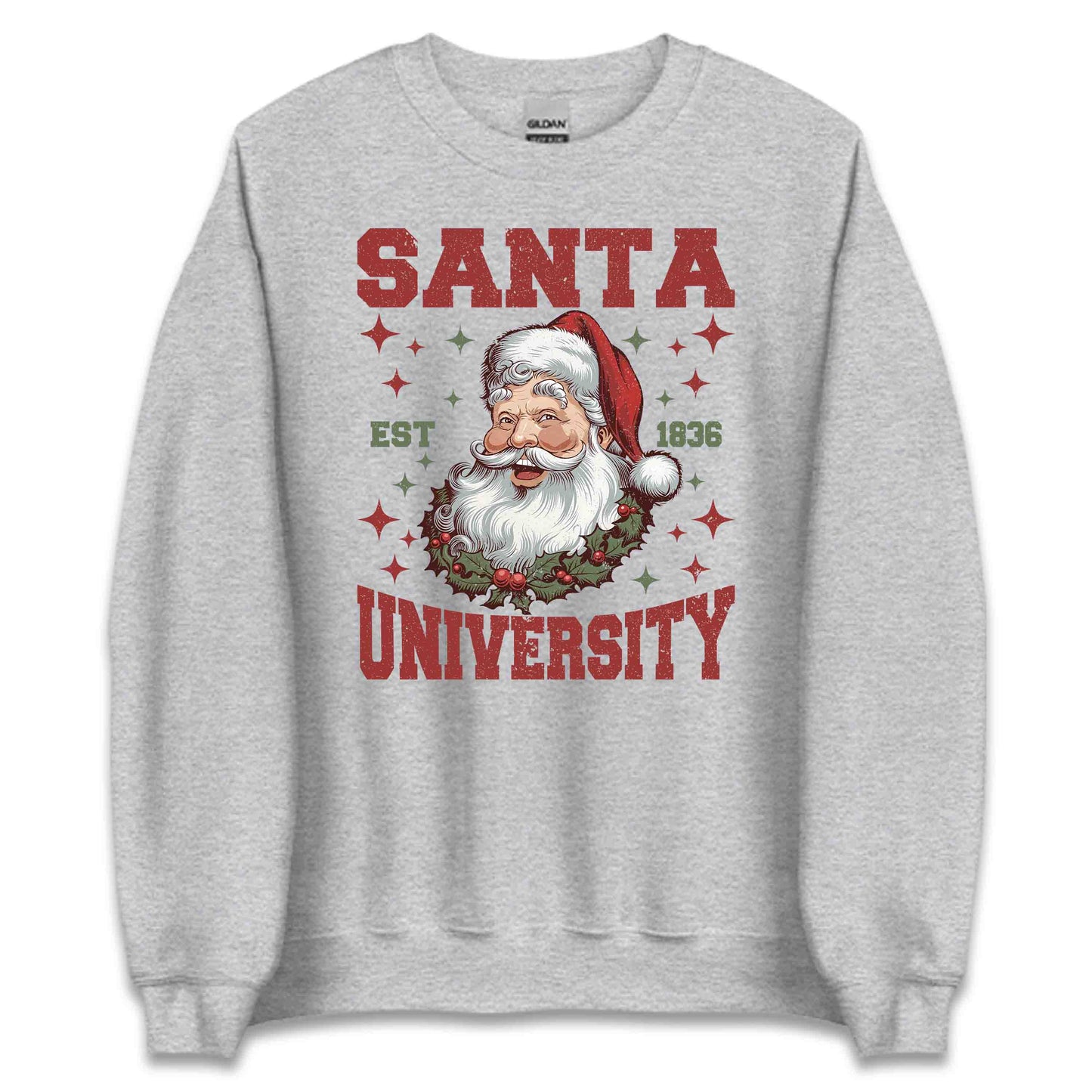 Santa University EST 1836 Vintage Christmas Retro Xmas | PRODUCT CODE: STNAUNVRYGEX