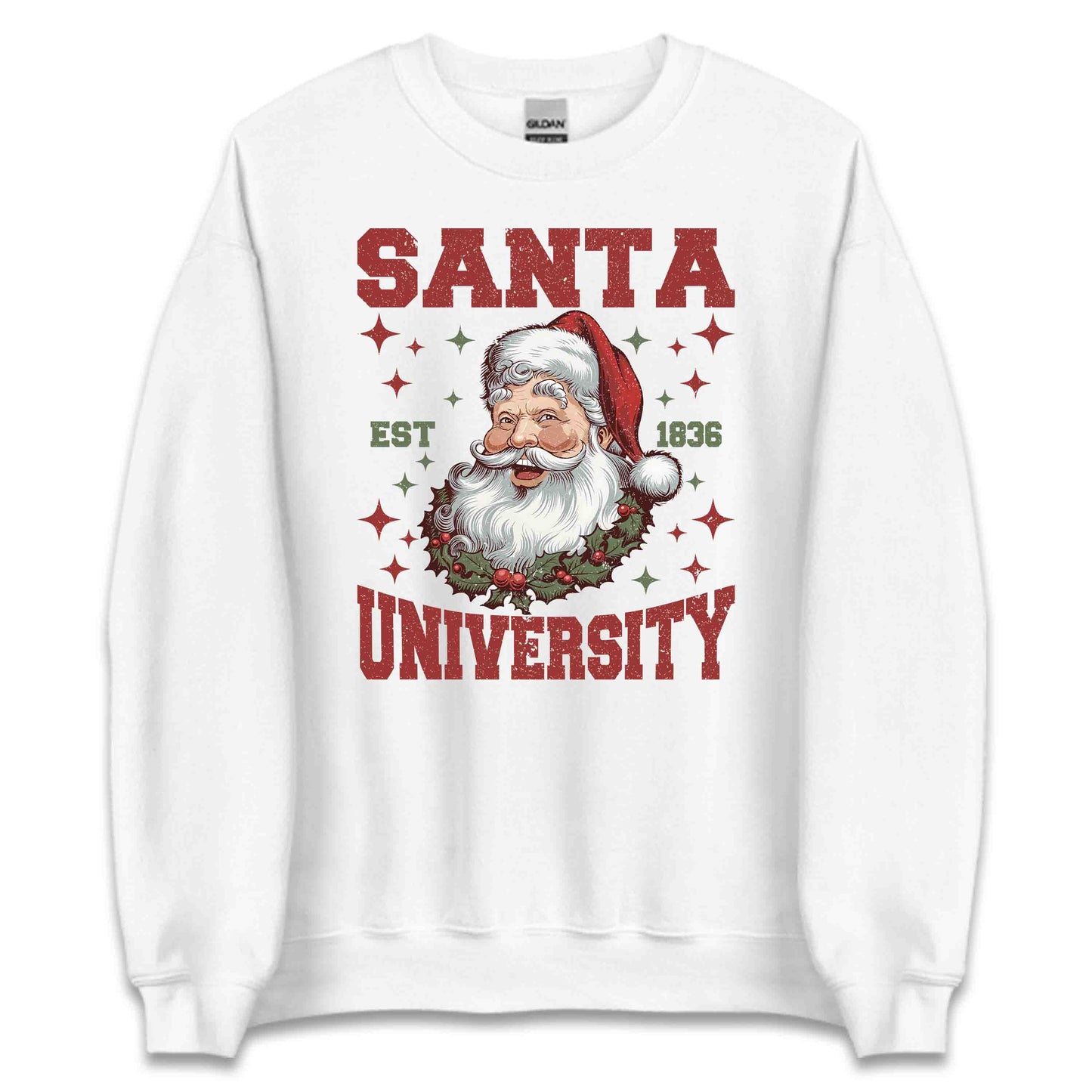 Santa University EST 1836 Vintage Christmas Retro Xmas | PRODUCT CODE: STNAUNVRYGEX