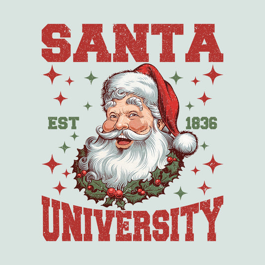 Santa University EST 1836 Vintage Christmas Retro Xmas | PRODUCT CODE: STNAUNVRYGEX