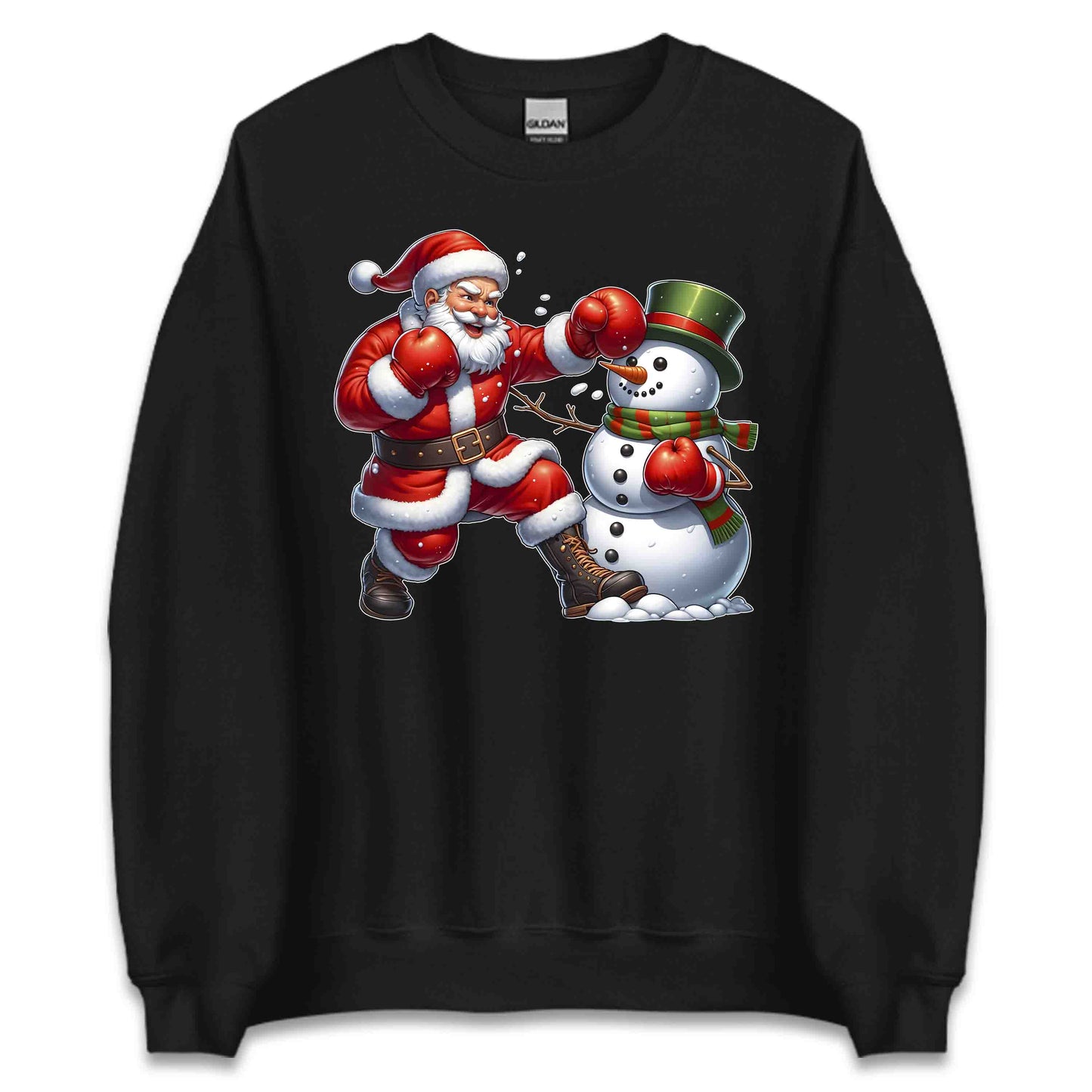 Santa Boxing Snowman Festive Xmas | PRODUCT CODE: STNBXNOMTVSVH
