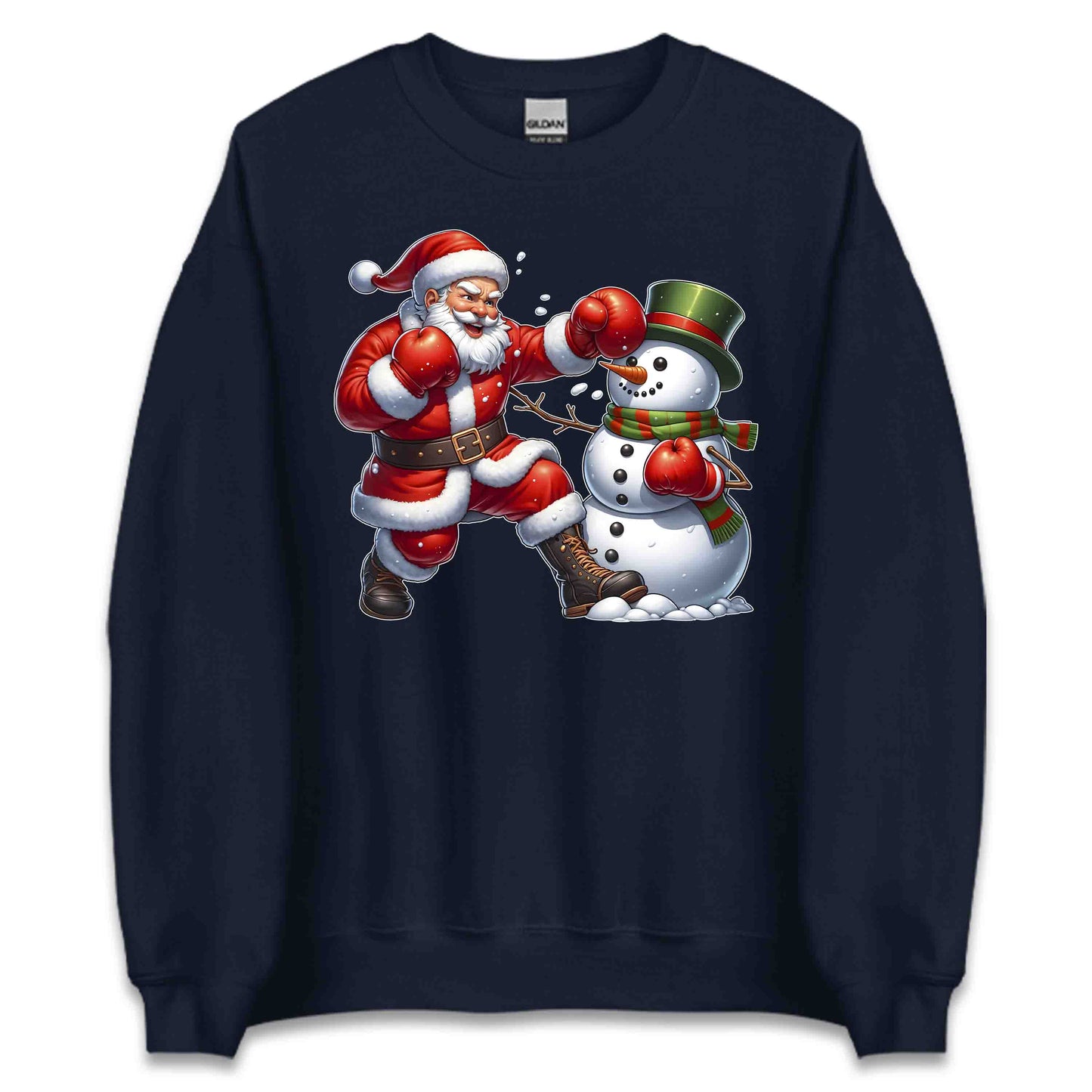Santa Boxing Snowman Festive Xmas | PRODUCT CODE: STNBXNOMTVSVH