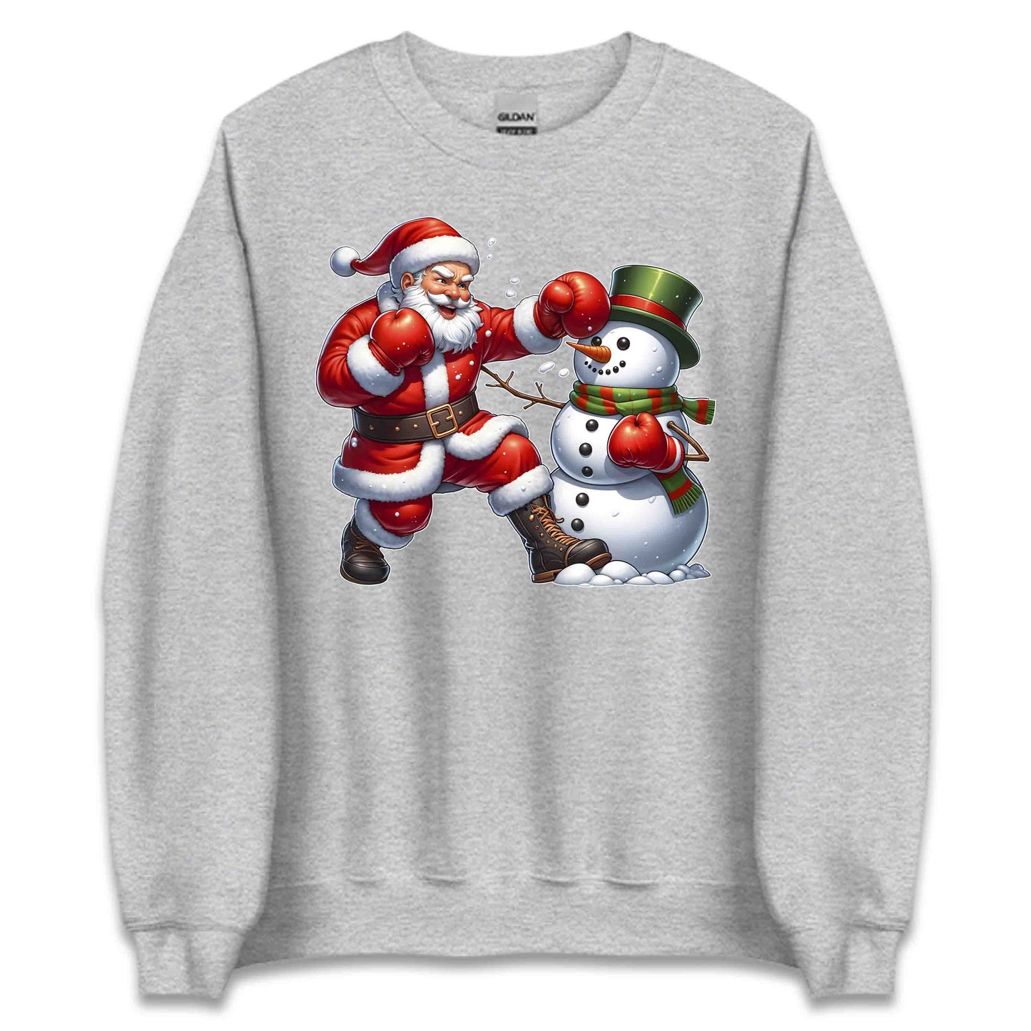 Santa Boxing Snowman Festive Xmas | PRODUCT CODE: STNBXNOMTVSVH