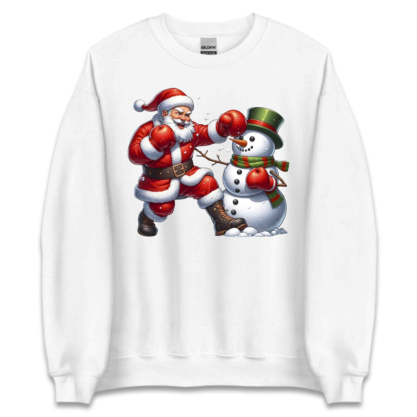 Santa Boxing Snowman Festive Xmas | PRODUCT CODE: STNBXNOMTVSVH