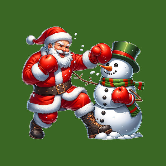 Santa Boxing Snowman Festive Xmas | PRODUCT CODE: STNBXNOMTVSVH