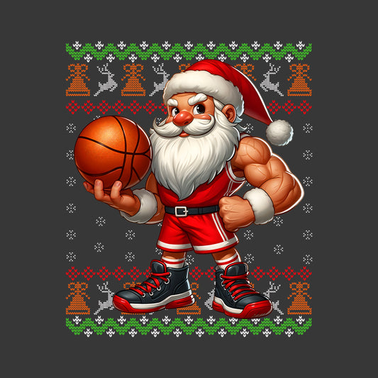 Santa Claus Basketball Christmas Sports Xmas Merry Swishmas | PRODUCT CODE: STNCLBKLCHR