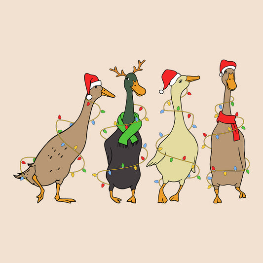 Santa Ducks Christmas Festive Xmas Duck Lovers | PRODUCT CODE: STNDCKXMLVE