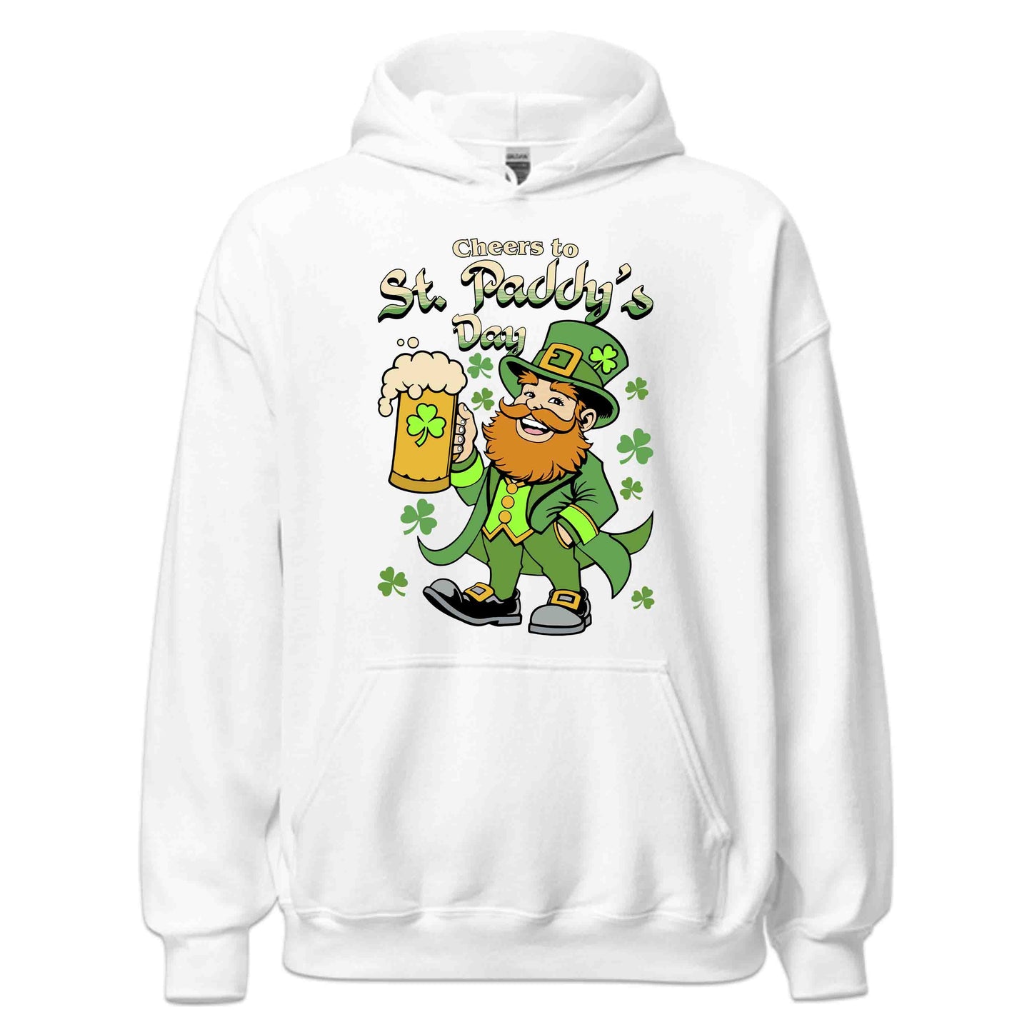 St. Patrick's Day Leprechaun Beer Drinking Cheers Irish Shamrock | PRODUCT CODE: STPRCHFLPRNCH