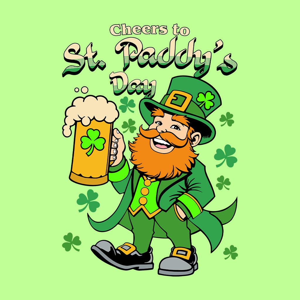 St. Patrick's Day Leprechaun Beer Drinking Cheers Irish Shamrock | PRODUCT CODE: STPRCHFLPRNCH
