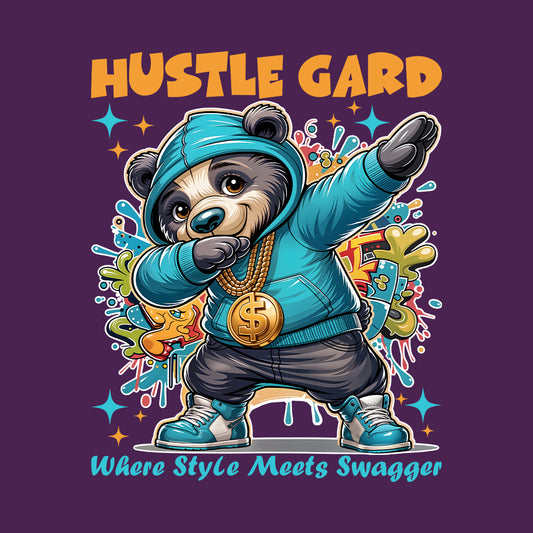 Streetwear Panda Dab Hustle Gard Urban Hip-Hop Style | PRODUCT CODE: STRWBRPNDHL