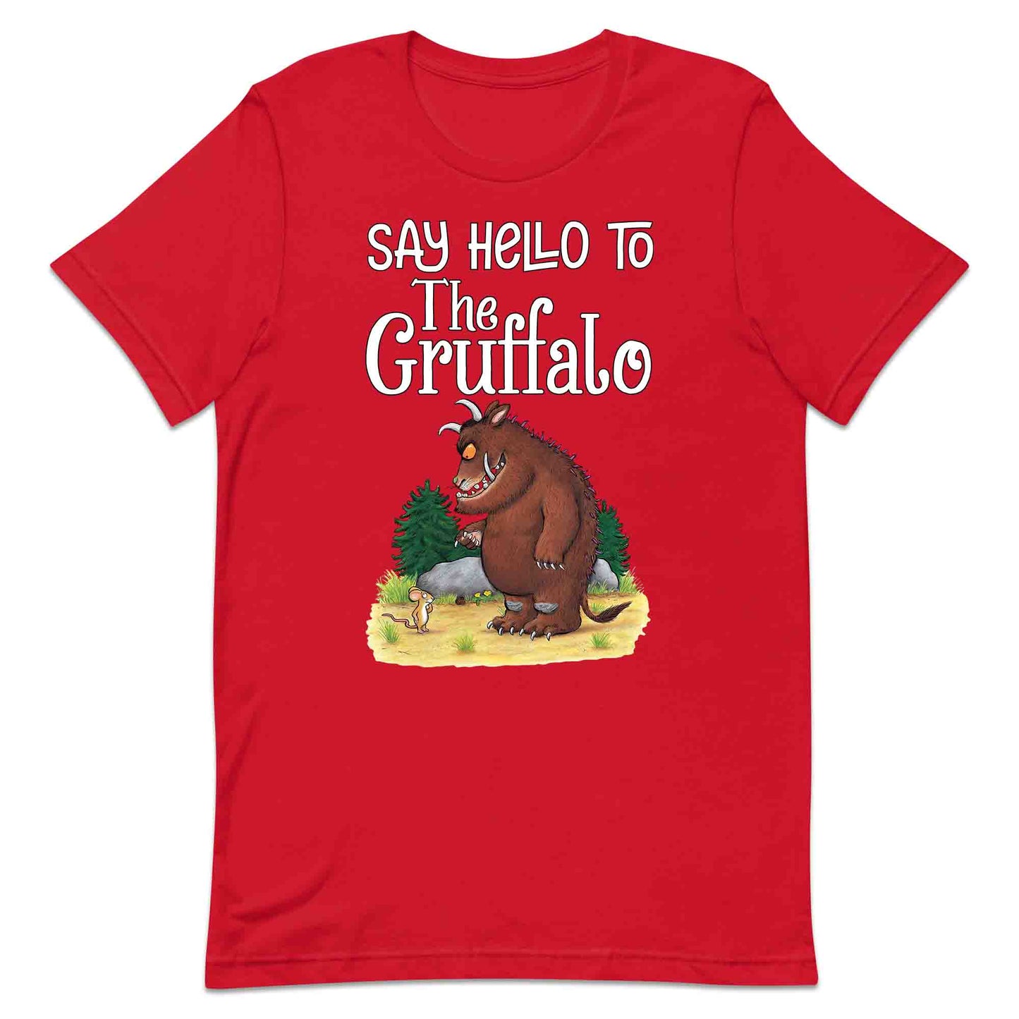 Say Hello to The Gruffalo T-Shirt | Book Day Jumper | Classic Storybook Cartoon Hoodie | PRODUCT CODE: STUERYCNGPF