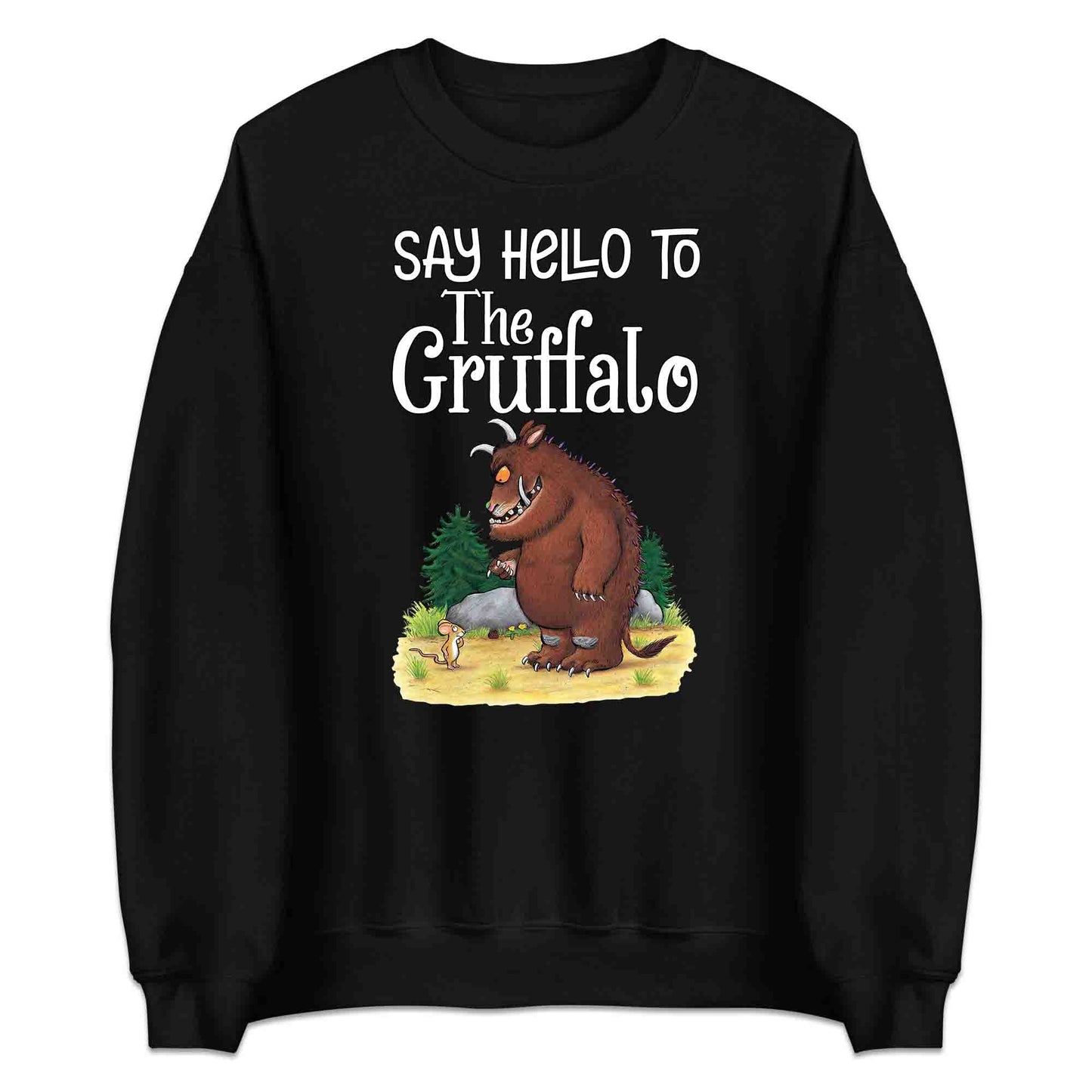 Say Hello to The Gruffalo T-Shirt | Book Day Jumper | Classic Storybook Cartoon Hoodie | PRODUCT CODE: STUERYCNGPF