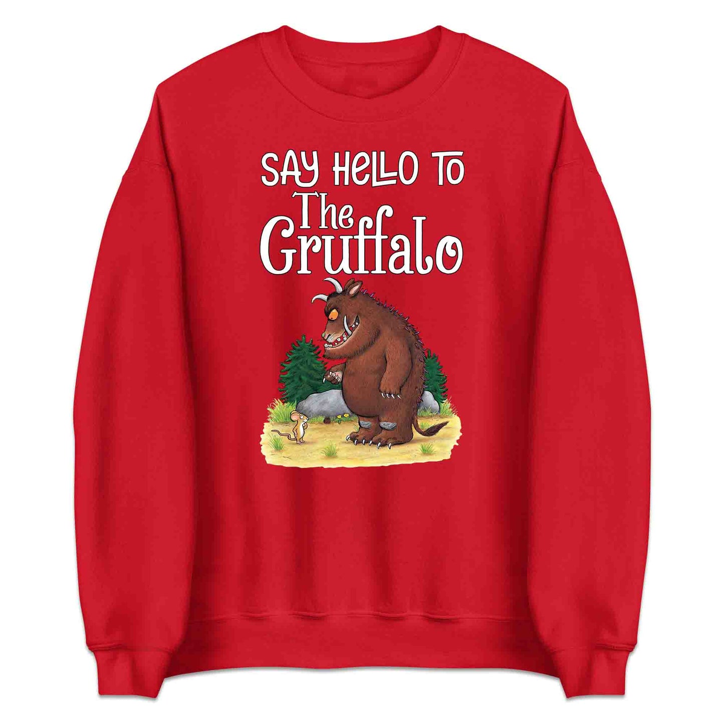 Say Hello to The Gruffalo T-Shirt | Book Day Jumper | Classic Storybook Cartoon Hoodie | PRODUCT CODE: STUERYCNGPF