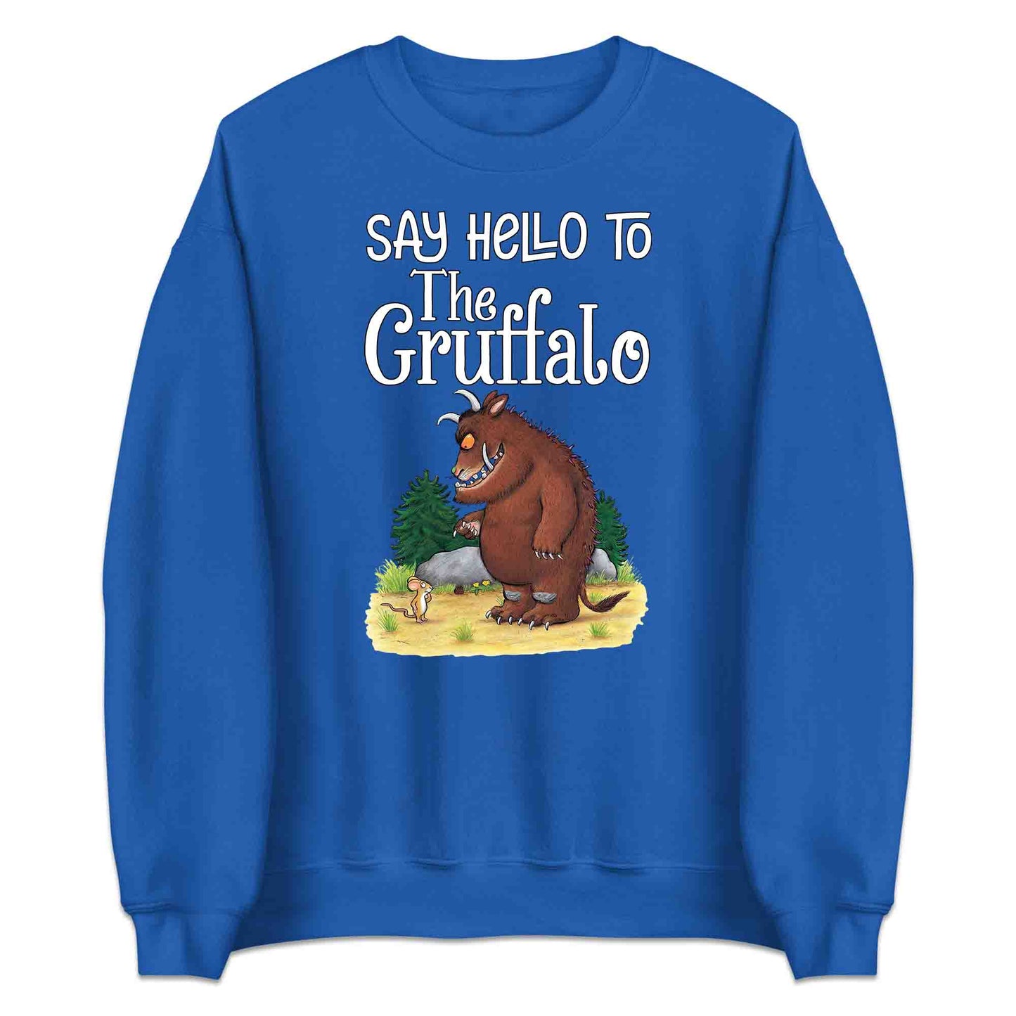 Say Hello to The Gruffalo T-Shirt | Book Day Jumper | Classic Storybook Cartoon Hoodie | PRODUCT CODE: STUERYCNGPF