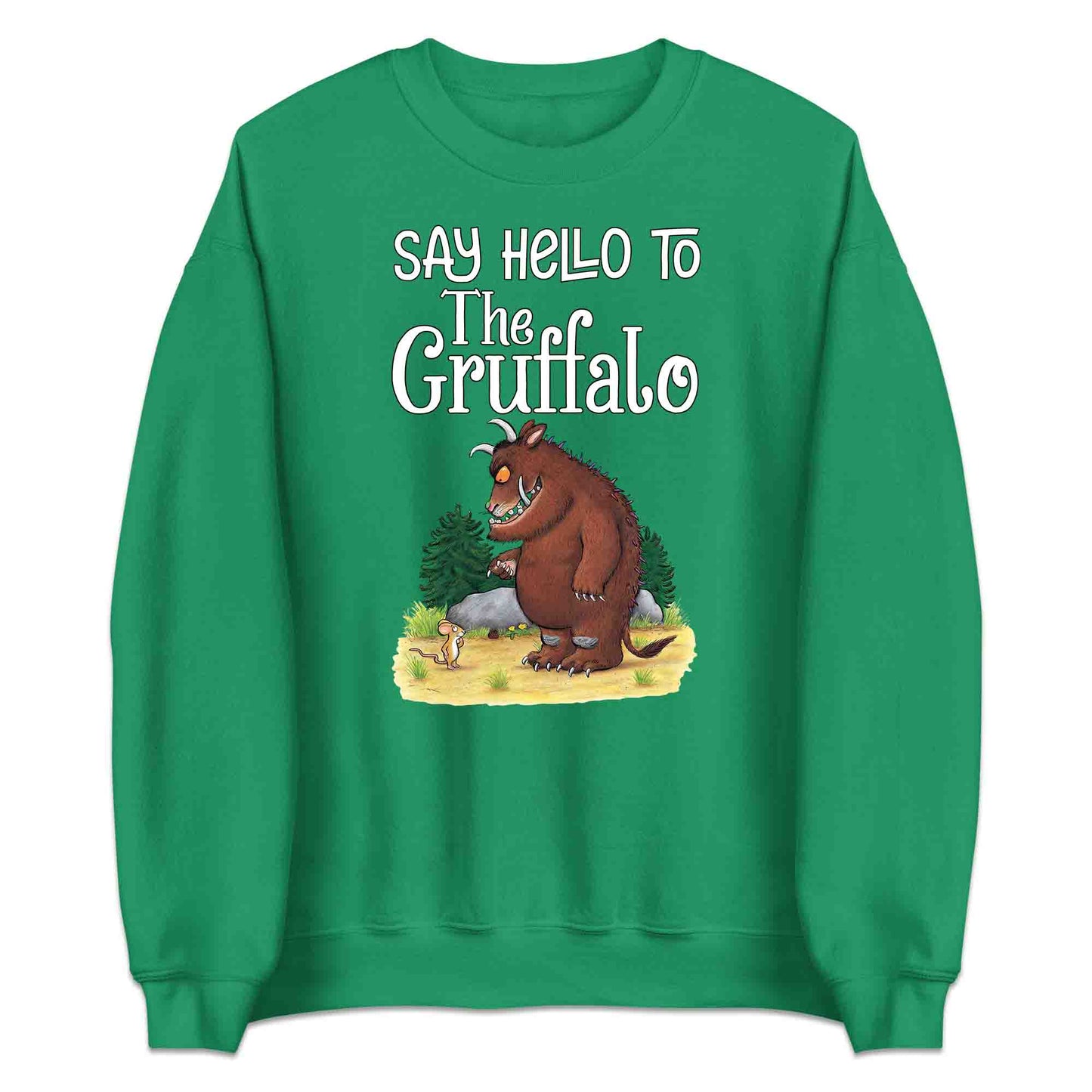 Say Hello to The Gruffalo T-Shirt | Book Day Jumper | Classic Storybook Cartoon Hoodie | PRODUCT CODE: STUERYCNGPF