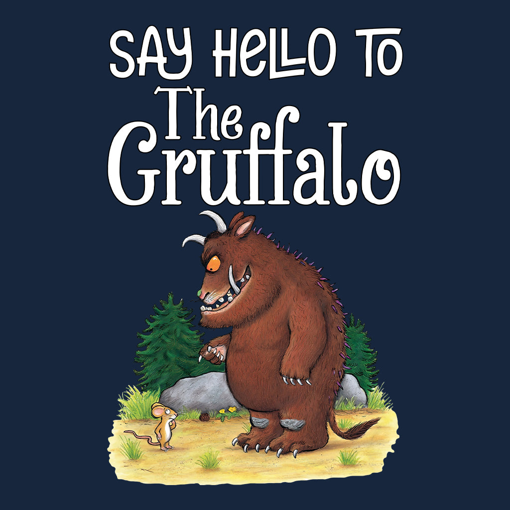 Say Hello to The Gruffalo T-Shirt | Book Day Jumper | Classic Storybook Cartoon Hoodie | PRODUCT CODE: STUERYCNGPF