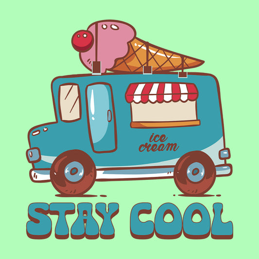 Ice Cream Truck Stay Cool Summer Dessert | PRODUCT CODE: STYCLORMU