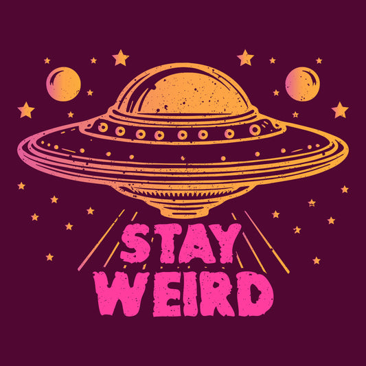 Stay Weird UFO Alien Space Lover | PRODUCT CODE: STYUPALWRD