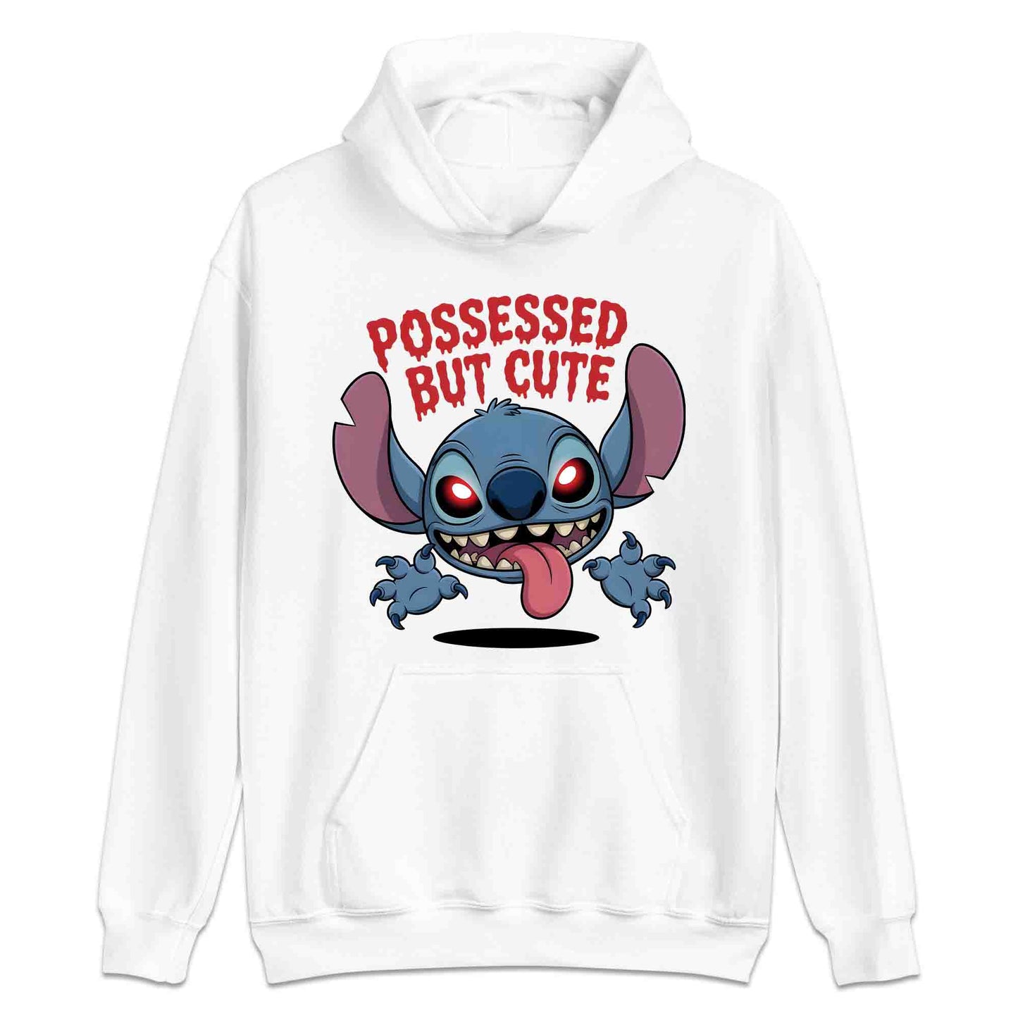 Stitch Possessed But Cute T-Shirt, Halloween Cartoon Sweatshirt, Kawaii Horror Hoodie | PRODUCT CODE: SUYWQPSA
