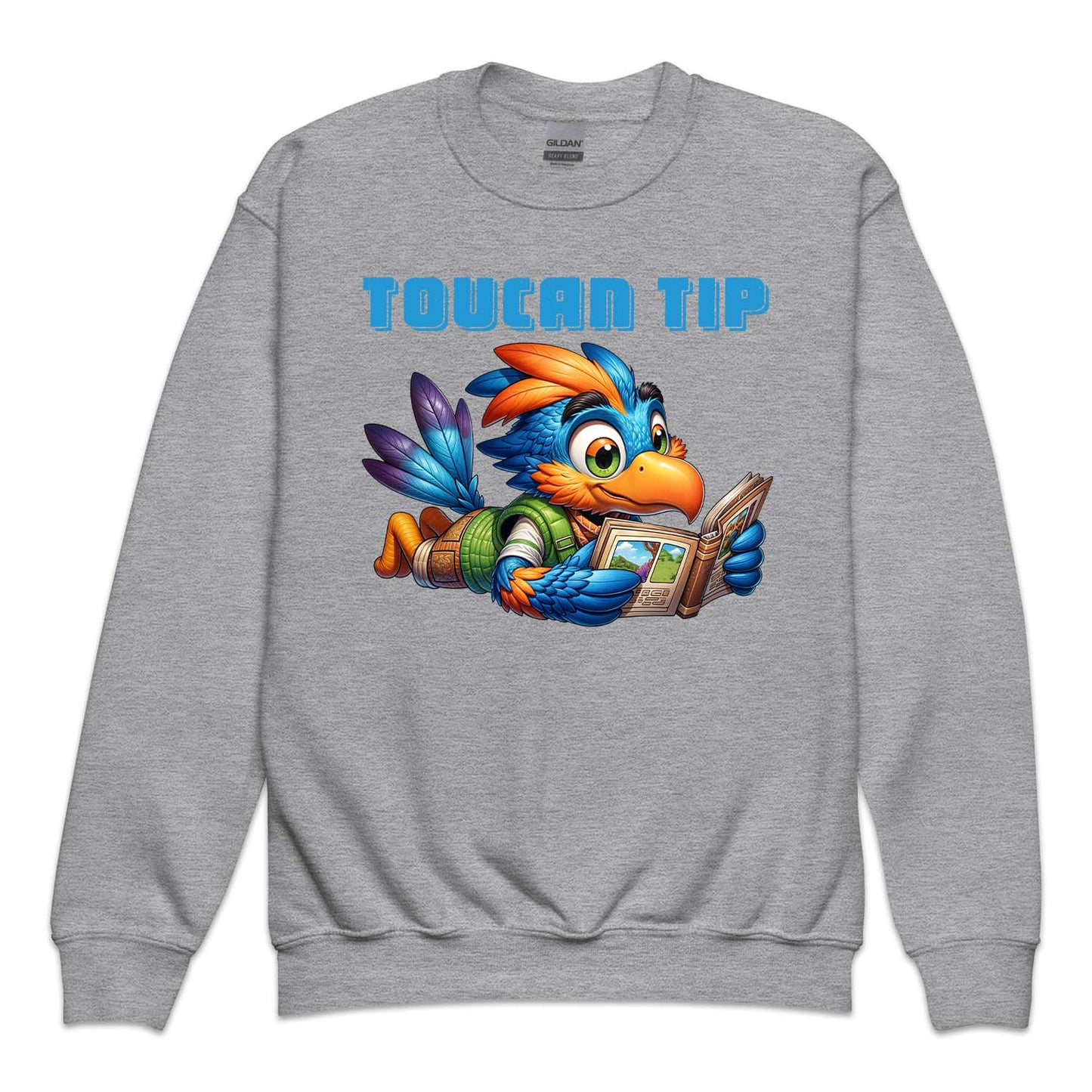 Reading Bird Toucan Tip Reading A Book | PRODUCT CODE: TCHPITRDBO
