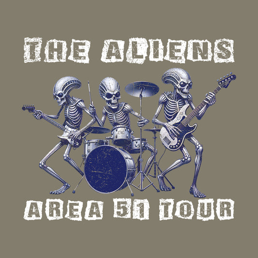The Aliens Area 51 Tour UFO Band Music Invasion  | PRODUCT CODE: TALNSEFVTRU