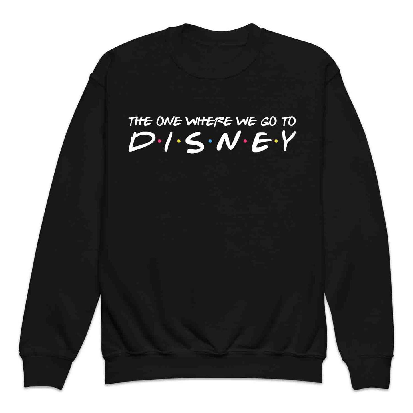 The One Where We Go to Disney Kids T-Shirt | Friends TV Show Kids Jumper | Disney Trip Matching Hoodie | PRODUCT CODE: TCBNAPOEFUDM