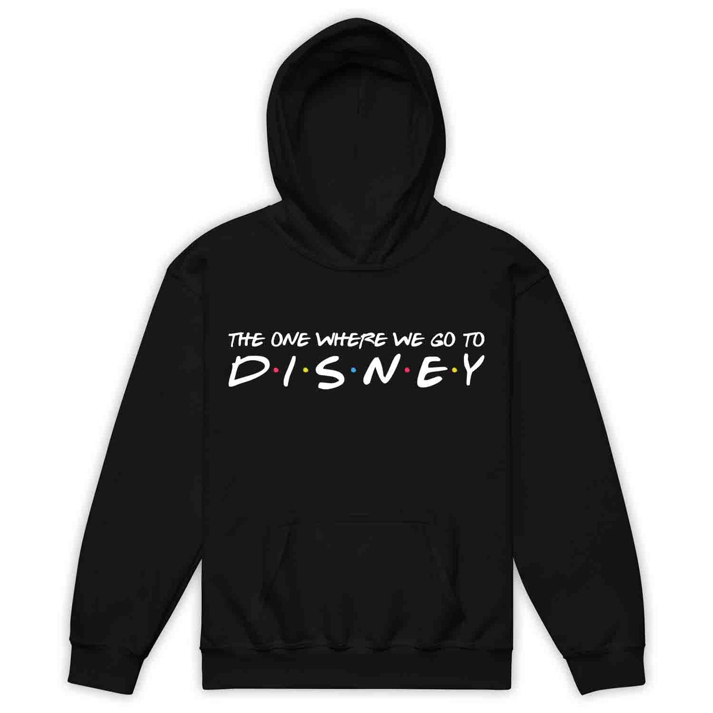 The One Where We Go to Disney Kids T-Shirt | Friends TV Show Kids Jumper | Disney Trip Matching Hoodie | PRODUCT CODE: TCBNAPOEFUDM