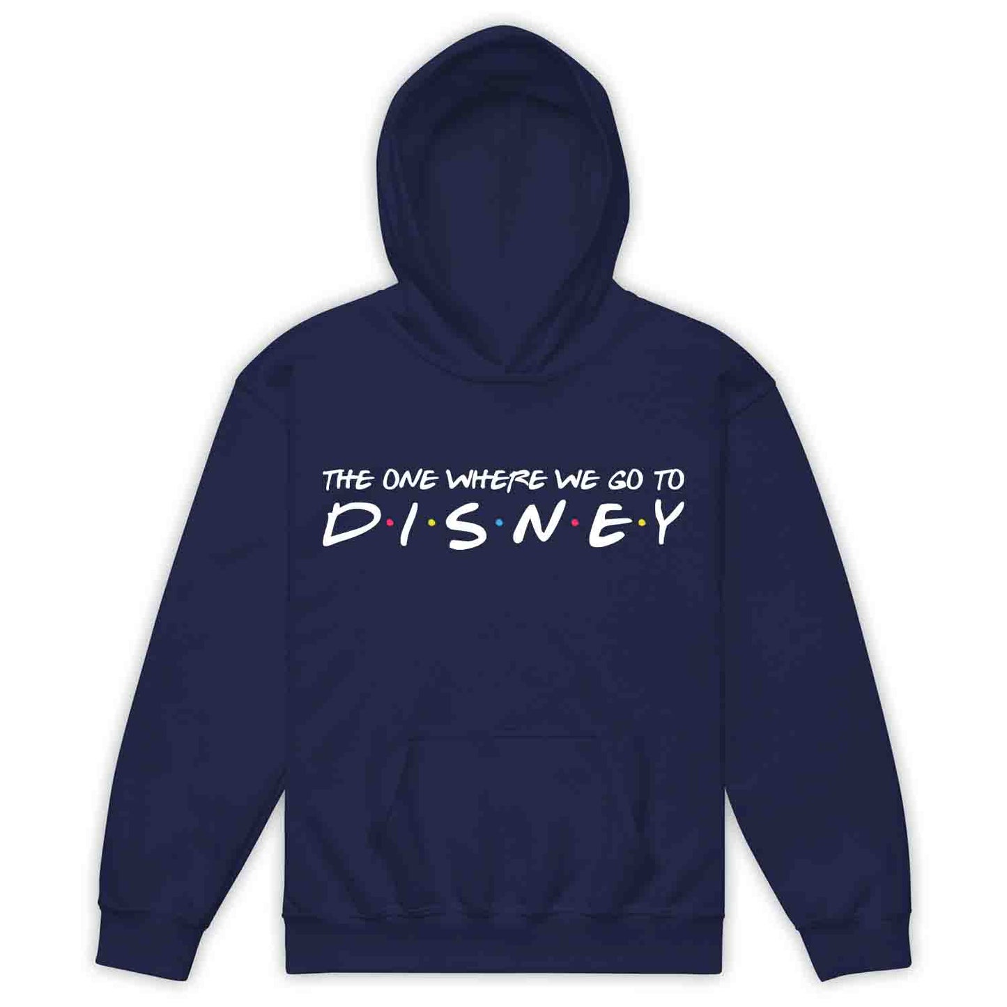 The One Where We Go to Disney Kids T-Shirt | Friends TV Show Kids Jumper | Disney Trip Matching Hoodie | PRODUCT CODE: TCBNAPOEFUDM