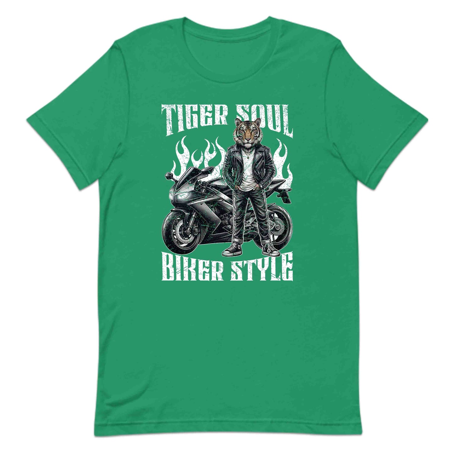Tiger Soul Biker Style Wild & Fierce Tiger Biker Extreme Speed Racer | PRODUCT CODE: TGSKGHDEUBVU