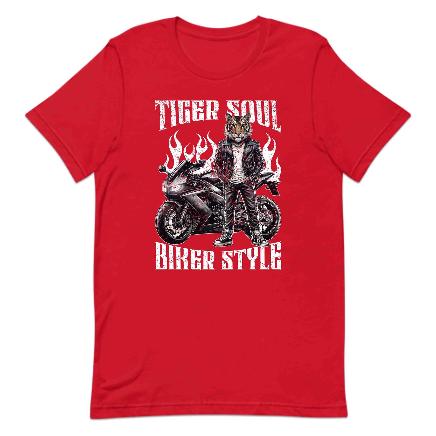 Tiger Soul Biker Style Wild & Fierce Tiger Biker Extreme Speed Racer | PRODUCT CODE: TGSKGHDEUBVU