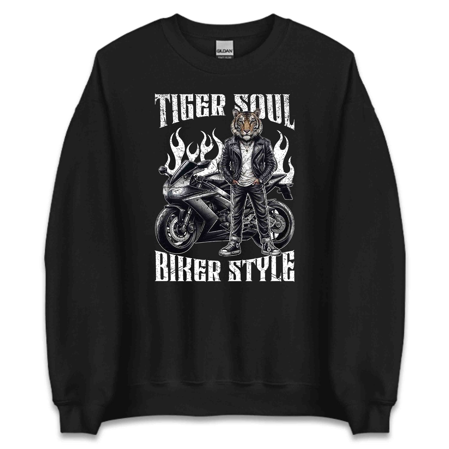 Tiger Soul Biker Style Wild & Fierce Tiger Biker Extreme Speed Racer | PRODUCT CODE: TGSKGHDEUBVU