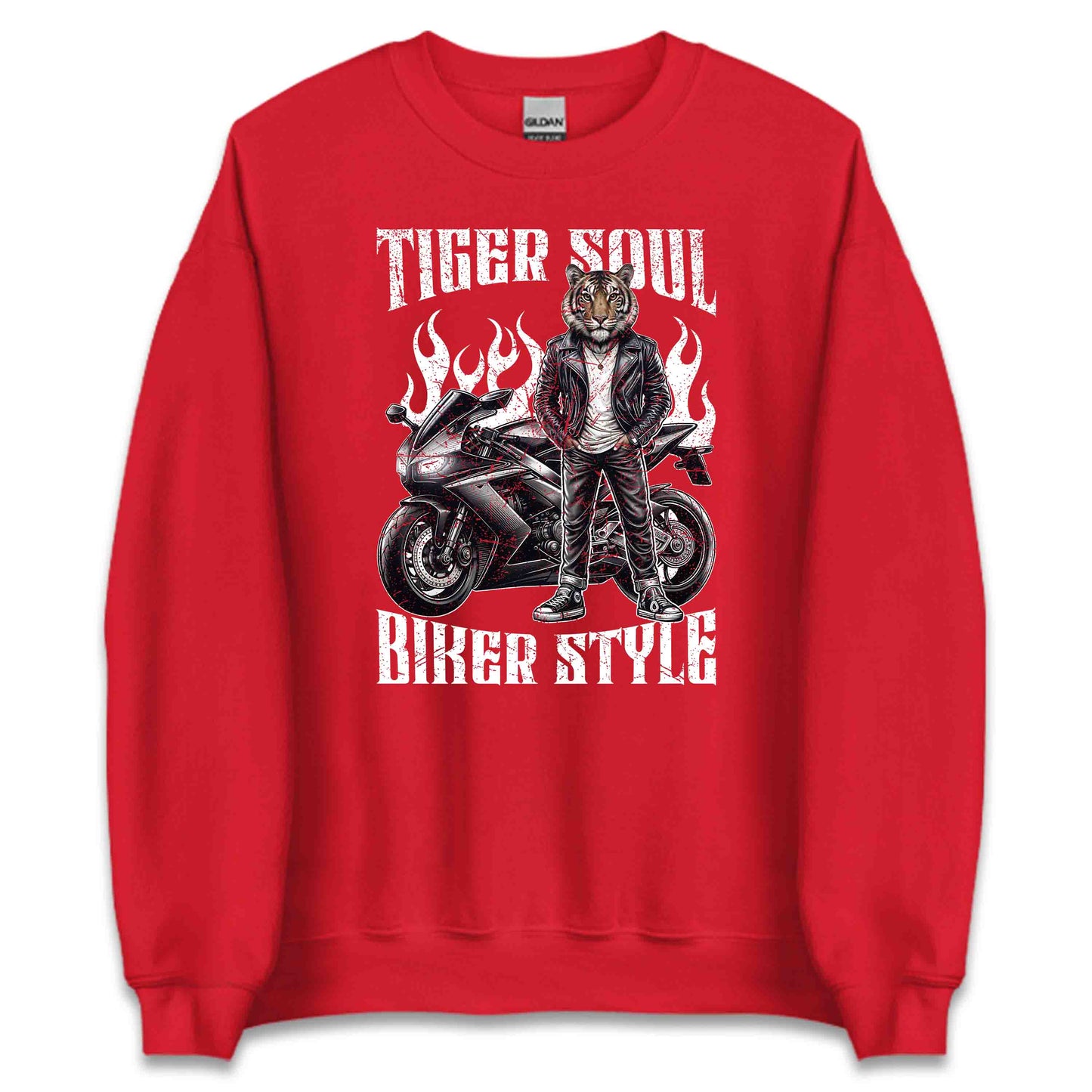Tiger Soul Biker Style Wild & Fierce Tiger Biker Extreme Speed Racer | PRODUCT CODE: TGSKGHDEUBVU