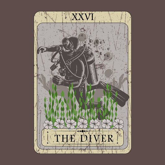 The Diver Tarot Card Scuba Diving | PRODUCT CODE: THDVIRATCD
