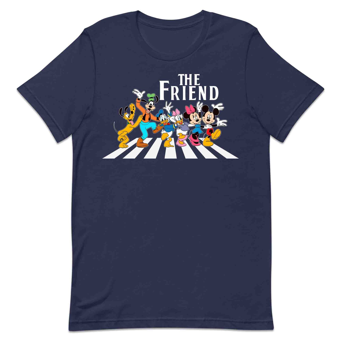 The Friends Disney T-Shirt | Mickey & Friends Walking Abbey Road Jumper | The Beatles Fan Hoodie | PRODUCT CODE: THFERISOANCY