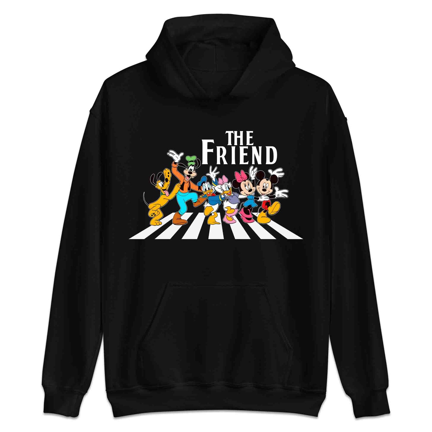 The Friends Disney T-Shirt | Mickey & Friends Walking Abbey Road Jumper | The Beatles Fan Hoodie | PRODUCT CODE: THFERISOANCY