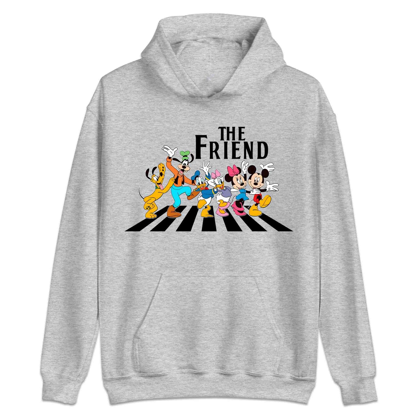 The Friends Disney T-Shirt | Mickey & Friends Walking Abbey Road Jumper | The Beatles Fan Hoodie | PRODUCT CODE: THFERISOANCY