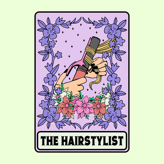 The Hairstylist Tarot Card Mystical Salon | PRODUCT CODE: THRSTLYCRD