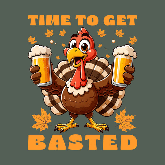 Time To Get Basted Thanksgiving Turkey Beer | PRODUCT CODE: TMGEBSDTHL