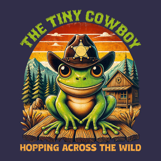 The Tiny Cowboy Frog Western Sheriff Hopping Through the Wild West | PRODUCT CODE: TNYCBWOSTRNO