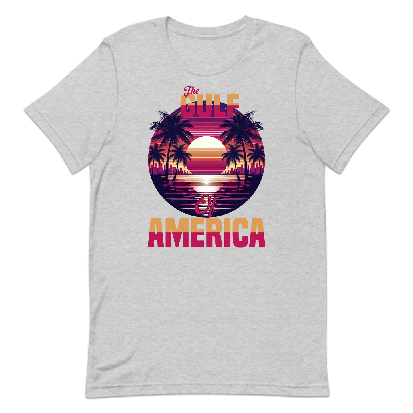 Trump 'Gulf of America' Patriotic Apparel | Sunset Beach Tees & Hoodies | PRODUCT CODE: TPEBAMCNBUS