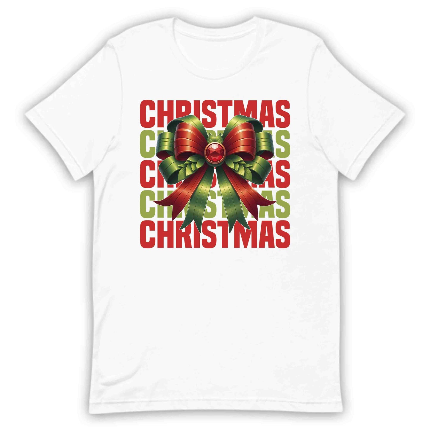 Traditional Christmas Bow Festive Coquette Xmas | PRODUCT CODE: TRDNLCHRBWON