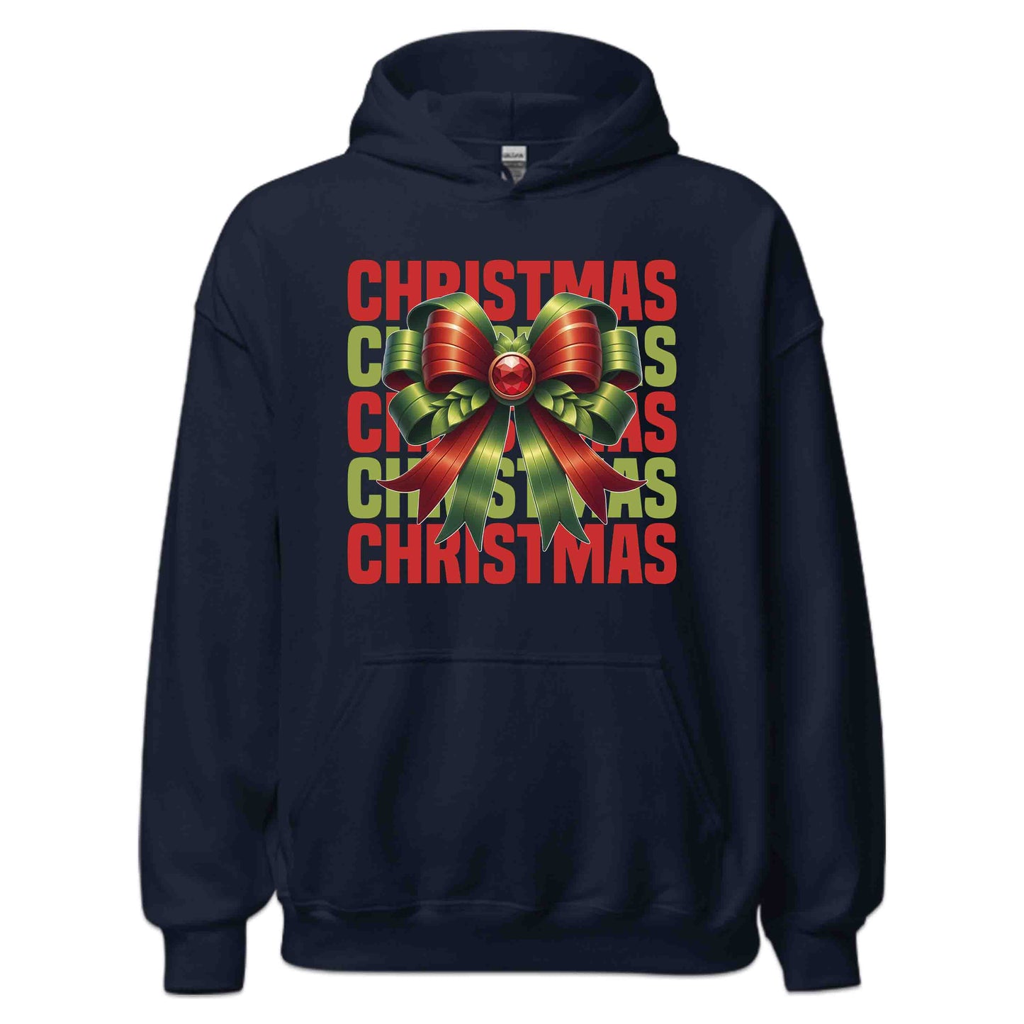 Traditional Christmas Bow Festive Coquette Xmas | PRODUCT CODE: TRDNLCHRBWON