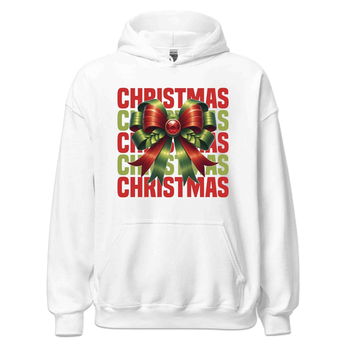 Traditional Christmas Bow Festive Coquette Xmas | PRODUCT CODE: TRDNLCHRBWON