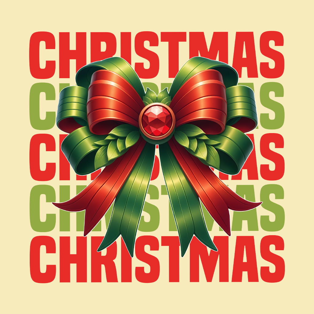 Traditional Christmas Bow Festive Coquette Xmas | PRODUCT CODE: TRDNLCHRBWON